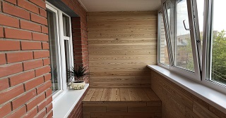 Отделка, остекление, утепление балконов в Сердобске от 206 руб. м/2.