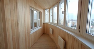 Отделка, остекление, утепление балконов в Сердобске от 206 руб. м/2.